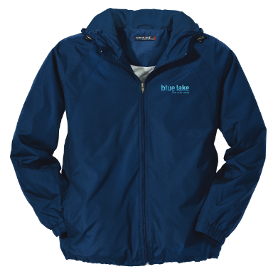 Rain Jacket - Navy – Blue Lake Fine Arts Camp