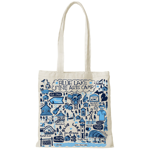 Julia Gash Canvas Slim Tote Bag