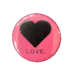 1.0" Button - Love