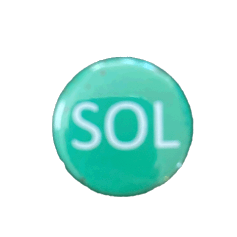 1.0" Button - Sol