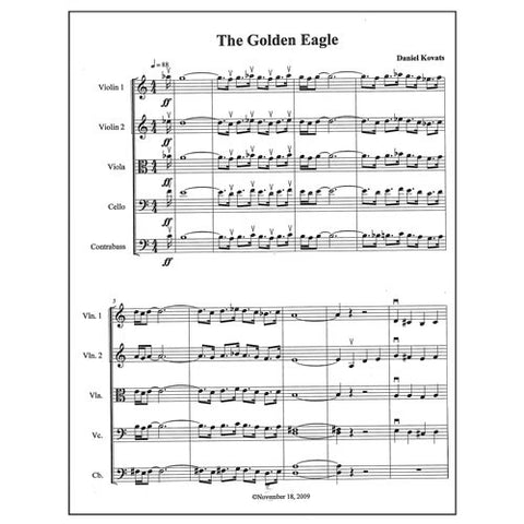 Golden Eagle - Daniel Kovats (String Orchestra)